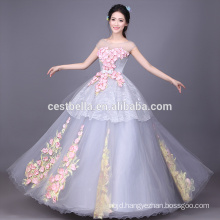 Custom Made Colored Ball Gown Ruffled Quinceanera Grey Dresses Gowns